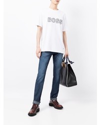 BOSS Tiburt 256 Logo Print T Shirt