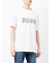 BOSS Tiburt 256 Logo Print T Shirt