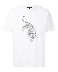 Shanghai Tang Tiger Embroidered T Shirt