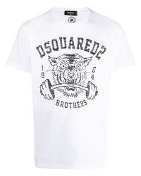 DSQUARED2 Tiger Print T Shirt