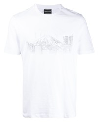 Emporio Armani Tokyo Skyline T Shirt