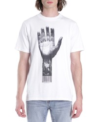 HVMAN Triangle Hand Cotton Graphic Tee In White At Nordstrom