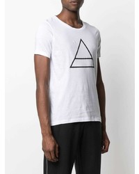 BOSS HUGO BOSS Triangle Print Cotton T Shirt