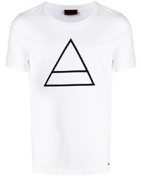 BOSS HUGO BOSS Triangle Print Cotton T Shirt