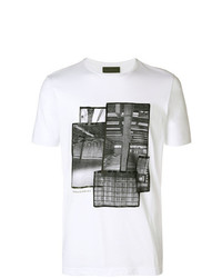 Diesel Black Gold Ty Industrial Print T Shirt