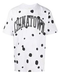 Chinatown Market Uv Dots Print Cotton T Shirt