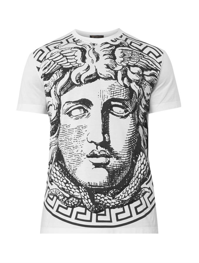 Versace Medusa Print Cotton T Shirt | Where to buy & how to wear