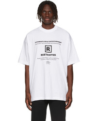 Vetements White 18 Restricted T Shirt