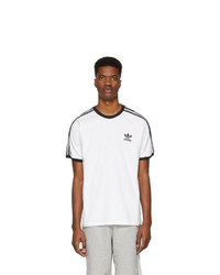 adidas Originals White 3 Stripes T Shirt