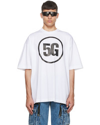 Vetements White 5g T Shirt