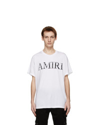 Amiri White Bandana Logo T Shirt