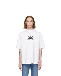 Balenciaga White Bb T Shirt