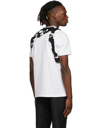 Alexander McQueen White Black Graphic T Shirt