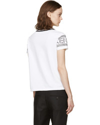 Kenzo White Black Logo T Shirt