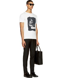 Marc by Marc Jacobs White Black The End Print T Shirt
