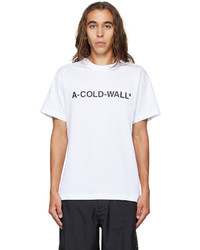 A-Cold-Wall* White Bonded T Shirt