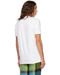 Anna Sui White Bowery Electric Edition Printed T Shirt