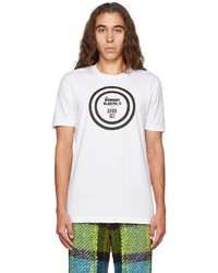 Anna Sui White Bowery Electric Edition Printed T Shirt
