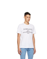Versace White Classic Medusa Taylor T Shirt