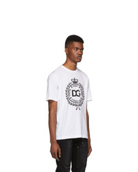 Dolce and Gabbana White Coin T Shirt