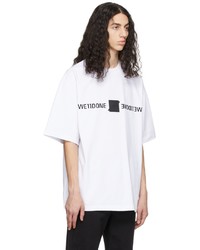 We11done White Cotton T Shirt