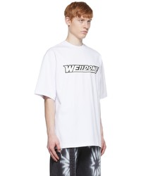 We11done White Cotton T Shirt