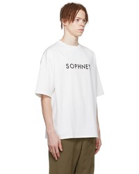 Sophnet. White Cotton T Shirt