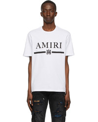 Amiri White Cotton T Shirt