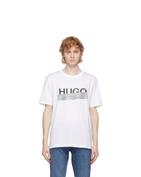 Hugo White Dicagolino T Shirt