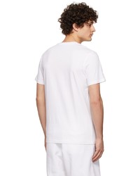 Moschino White Double Question Mark T Shirt
