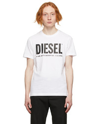 Diesel White Ecologo T Shirt