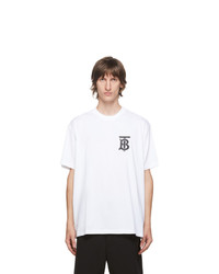 Burberry White Emerson T Shirt