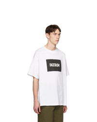 Vier White Facetasm Edition Box Logo T Shirt