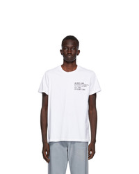 Helmut Lang White Finest Standard T Shirt