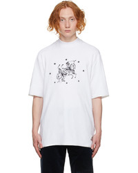 Boramy Viguier White French Terry Graphic T Shirt