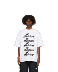 We11done White Front Logo T Shirt