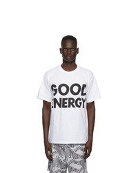 Moschino White Good Energy T Shirt