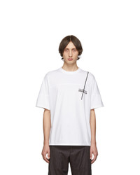 Kiko Kostadinov White Graphic Embroidery T Shirt