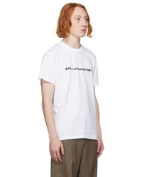 Stella McCartney White Graphic Logo T Shirt