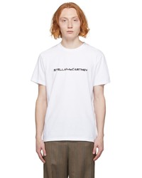 Stella McCartney White Graphic Logo T Shirt