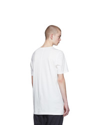 Rick Owens DRKSHDW White Graphic Tarp T Shirt