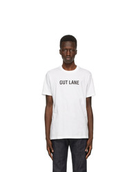 Helmut Lang White Gut Lane T Shirt
