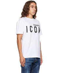 DSQUARED2 White Icon Cool T Shirt