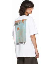 Acne Studios White Jaceye Nurture Print T Shirt