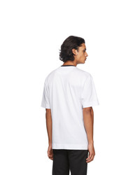 Fendi White Joshua Vides Edition Floral T Shirt