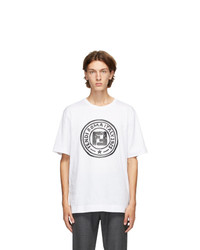Fendi White Joshua Vides Edition Logo T Shirt