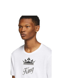Dolce and Gabbana White King T Shirt