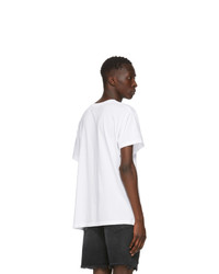 Amiri White Large Logo T Shirt