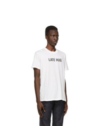 Helmut Lang White Late Hug T Shirt