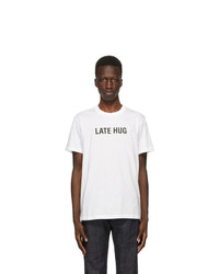 Helmut Lang White Late Hug T Shirt